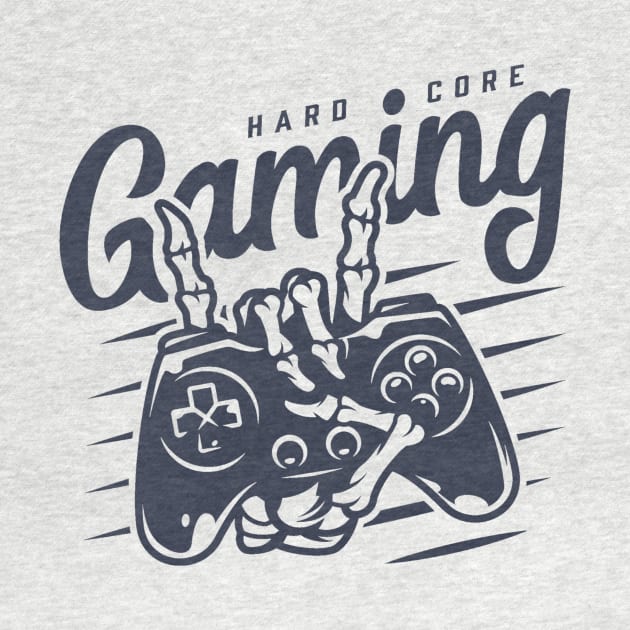 Hardcore gaming by GAMINGQUOTES